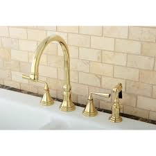 Save up to 21% on tuscany faucets parts sale bargains! Elements Of Design Es2792tlbs Tuscany 8 To 16 Widespread Kitchen Faucet With Brass Sprayer Polished Brass 8 1 4 Kingston Brass 8 1 4 Tools Home Improvement Kitchen Bath Fixtures
