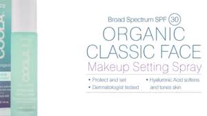 organic makeup setting spray spf 30