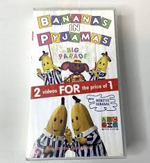 bananas in pyjamas vhs video tape abc