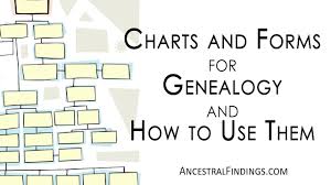 Charts And Forms For Genealogy And How To Use Them Af 146