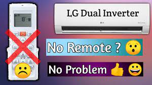 lg dual inverter remote not working