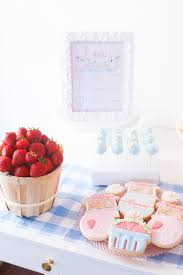 strawberry berry first birthday party