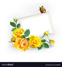 fl background with yellow roses