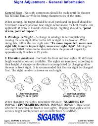 Night Sights Question Sig Talk