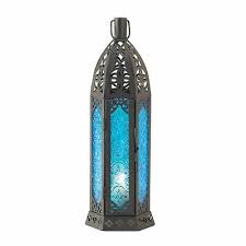10 moroccan style vibrant blue glass
