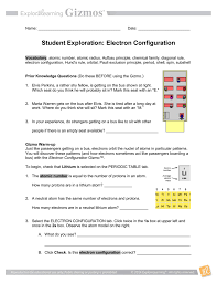 Circuits (answer key) download student exploration: Electron Configuration Smith