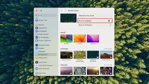 mac screen saver as your desktop wallpaper