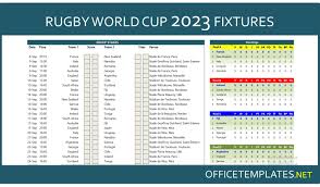 2023 rugby world cup fixtures and