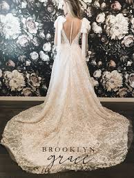 Floral Wedding Dress Couture Wedding Dress Brooklyn Grace