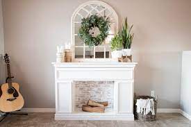Faux Fireplace With Storage