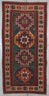 7198 kazak antique caucasian rug 4 2 x