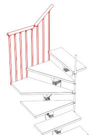 How wide are your stairs? External Winder Corner Railing L00l Stairs