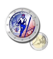 2 euro coloured coin 2023 france world