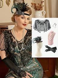 5 pcs 1920s gatsby flapper accessories
