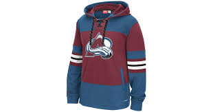 Choose from top players like rantanen, nieto, wilson, barrie, and gerard, or add your favorite avalanche players name and number. Reebok Synthetic Men S Colorado Avalanche Jersey Hoodie In Maroon Blue Blue For Men Lyst