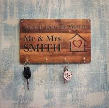 personalised wall mounted key holder