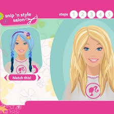 barbie hair salon games