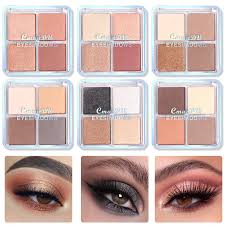 4 colors matte eyeshadow palette makeup
