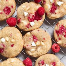 raspberry white chocolate cookies