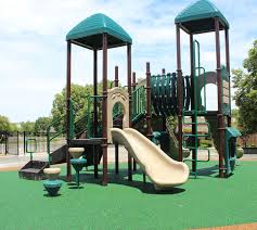 safe outdoor playground flooring at