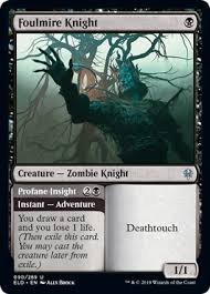 When exiled as part of the resolution, the creature may be cast from exile. Throne Of Eldraine Magic The Gathering