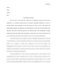 A reflection paper allows you to take a personal approach and express thoughts on topic instead of critical reflection paper. Team Reflection Paper Papers Marketplace