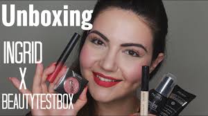 unboxing ingrid cosmetics x