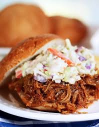 pulled pork with apricot bourbon bbq