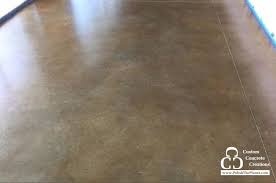 how to care for stained concrete floors