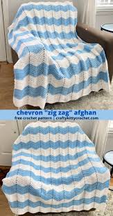 All our crochet patterns, are absolutely free to members of our. Easy Chevron Afghan Crochet Pattern Crafty Kitty Crochet