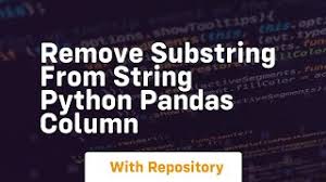 string python pandas column