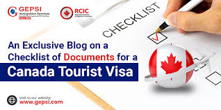 doents for a canada tourist visa