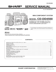 Admin february 19, 2021 0. Sharp Cd Dd4500 Service Manual Manualzz