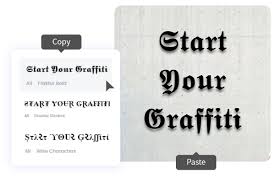 graffiti font generator create