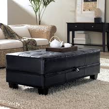 Leather Ottoman Coffee Table