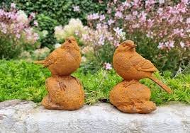 Cast Iron Garden Ornaments Birds