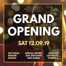 240 Grand Opening Customizable Design Templates Postermywall