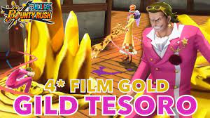4* Film Gold TESORO(🤩Fun Challenge) SS League Gameplay | One Piece Bounty  Rush - YouTube