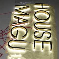 Backlit Stainless Steel House Numbers Signage 3d Led Acrylic Light Up Metal Letters Sign Buy Led House Numbers 3d Led Letter Sign Led Backlit Letter Sign Product On Alibaba Com