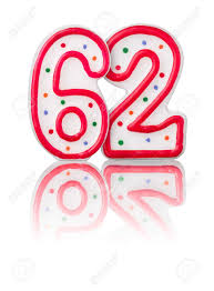 Red Number 62 With Reflection On A White Background Stock Photo, Picture  and Royalty Free Image. Image 26750951.