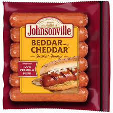 johnsonville smoked beddar with cheddar