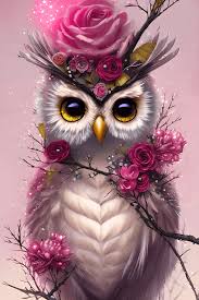 fantasy cute kawaii valentine owl