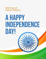 happy indian independence day flyer