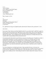 Art Teacher Cover Letter Formatted Templates Example