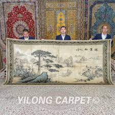 area rug silk living room carpet 690h