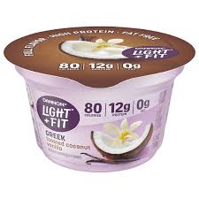 fit fat free toasted coconut vanilla