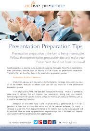 presentation preparation tips to make