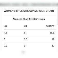 chloe shoe size chart