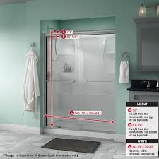Traditional Sliding Shower Door