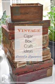 diy vine cigar box craft ideas